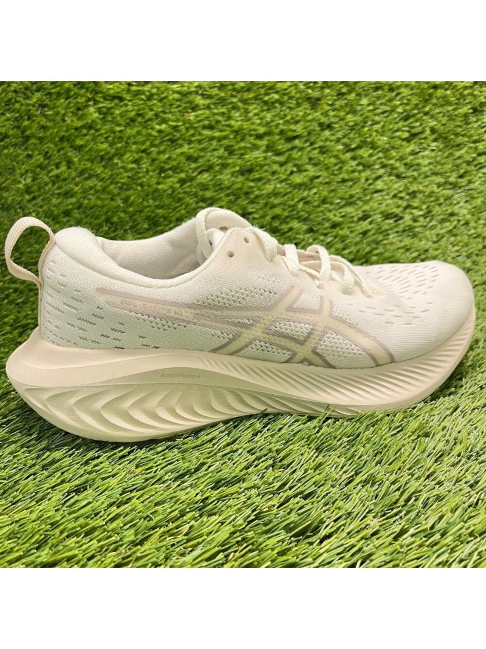 Asics Gel-Excite 10 Womens Size 7 Cream Beige Athletic Running Shoes Sneakers